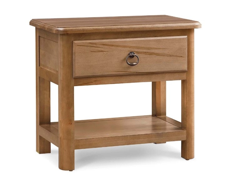Heritage Maple 1 Drawer Nightstand